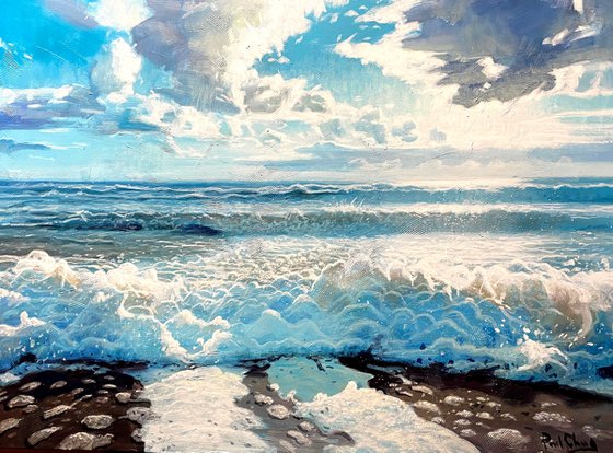 Sunshine and Blue Ocean