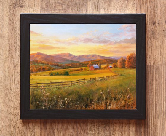 Rustic farm in the countryside