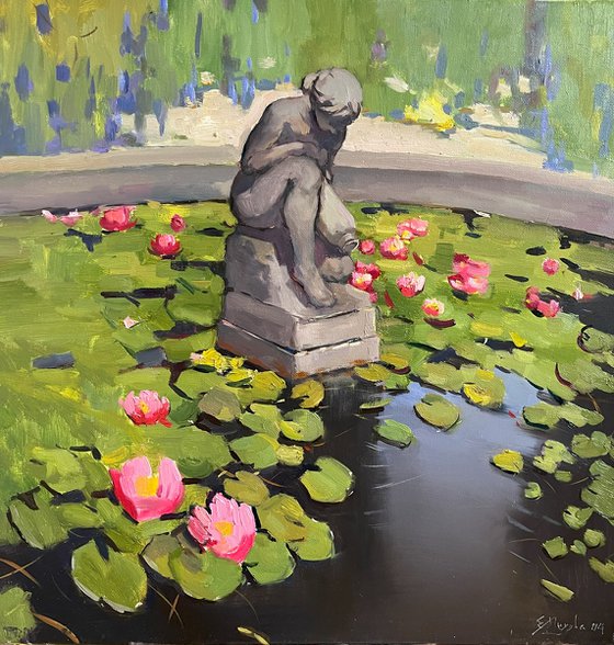 Small Pond with Water Lilies