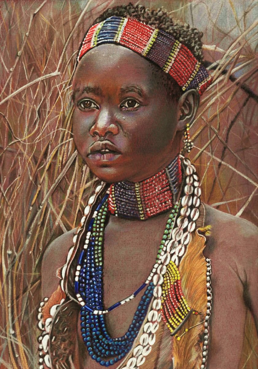 Hamar girl (Ethiopia) by HENDRIK HERMANS