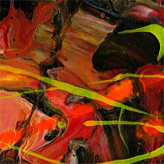 Passion And Lust  - 3 Abstract Paintings by Kathy Morton Stanion