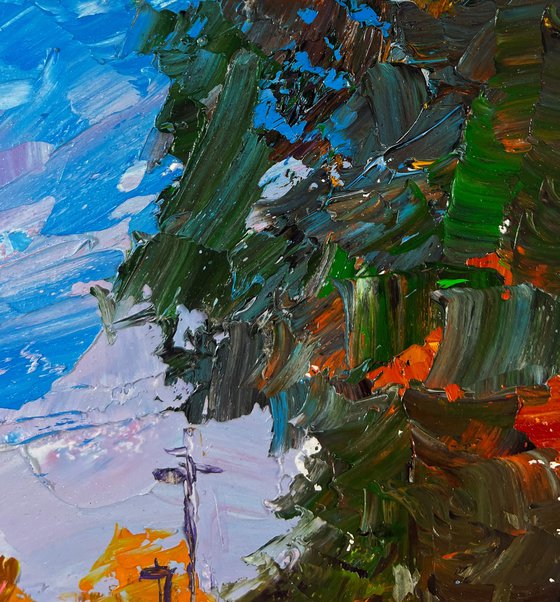 Autumn Silence on the Road