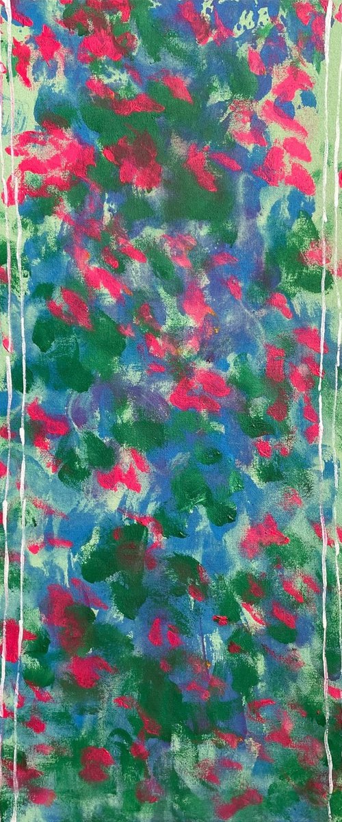 Abstracted flowers by Gela MIKAVA
