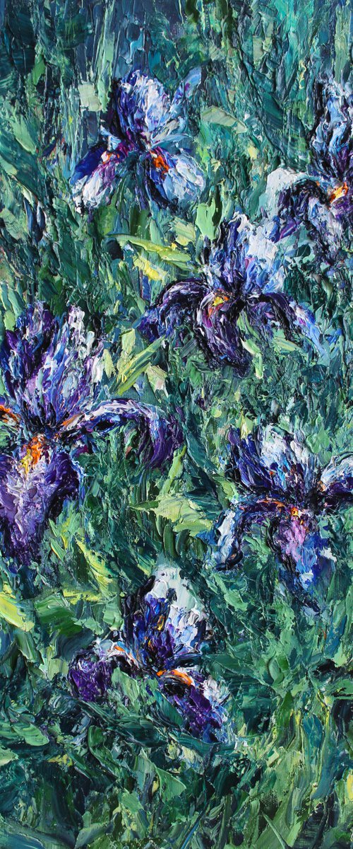 Irises by Haykuhi Khachatryan