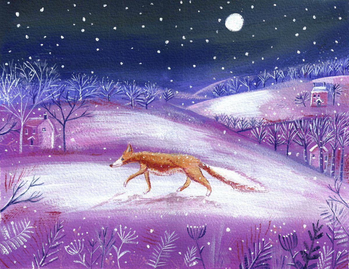  Fantastic Mr Fox By Mary Stubberfield, 12 X 9, Artwork For Sale On Artfinder