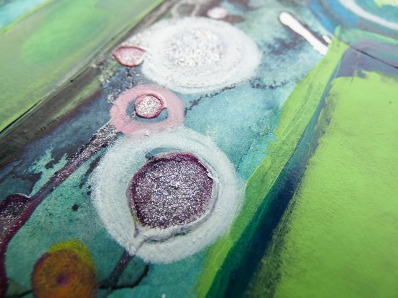 After the rain - abstract landscape