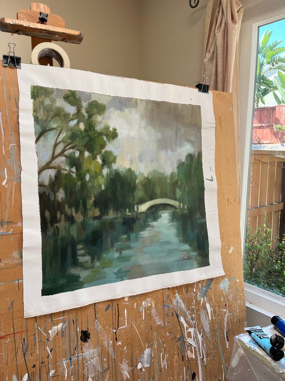Willows by the Bridge