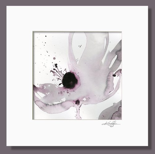 Organic Impressions 715 - Abstract Flower Painting by Kathy Morton Stanion by Kathy Morton Stanion
