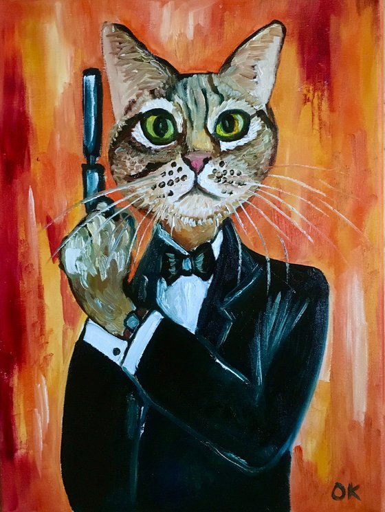 Troy The Cat  James Bond 007