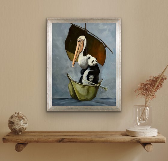 Pelican and Panda Went To Sea