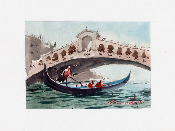 A silent Venice, Rialto Bridge