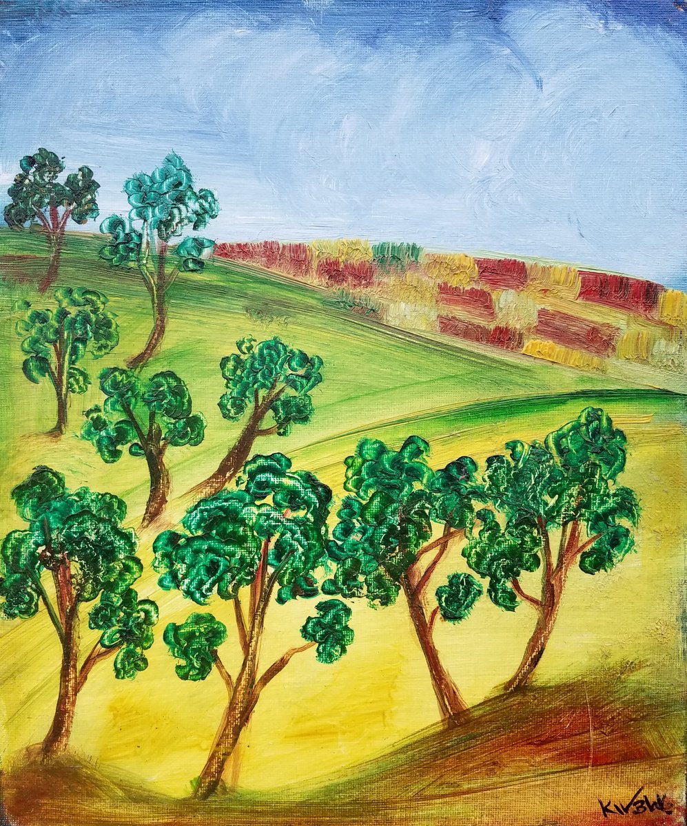 Van Goghs Countryside 1 by Kevin Blake
