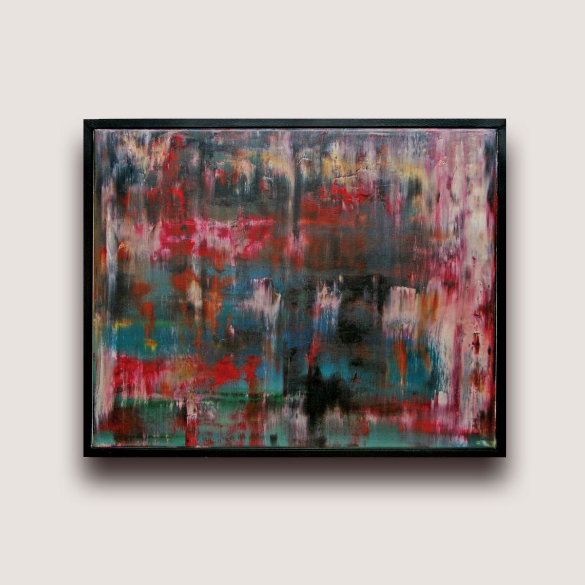 Dragged Paint Abstract - Ab15 xix by Matthew Withey