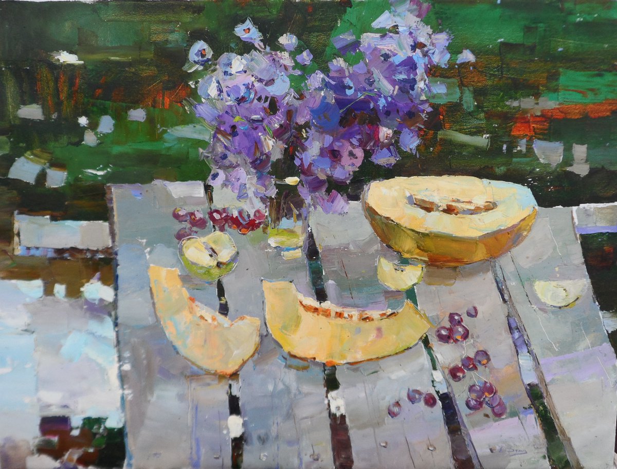 Still life by the river by Yehor Dulin