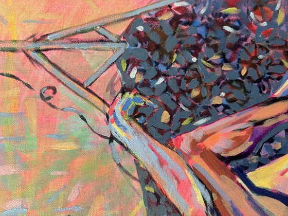 Shimmering Nude Relaxing