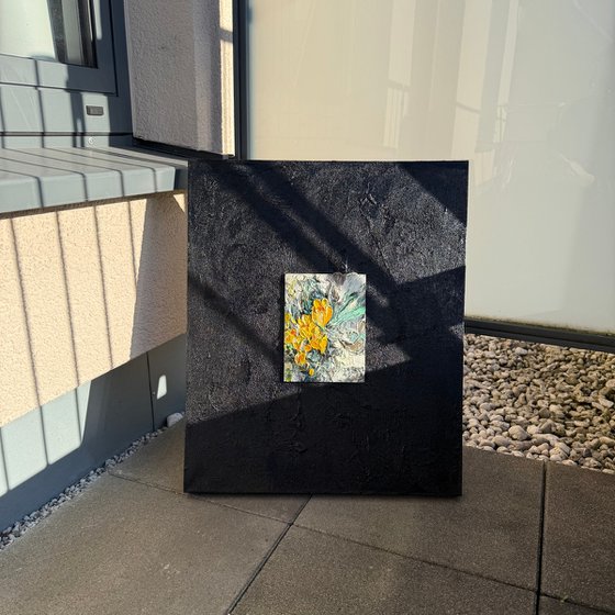 Light sprouting from darkness. Diptych