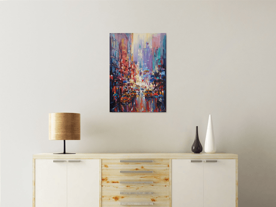 Abstract cityscape (New York)