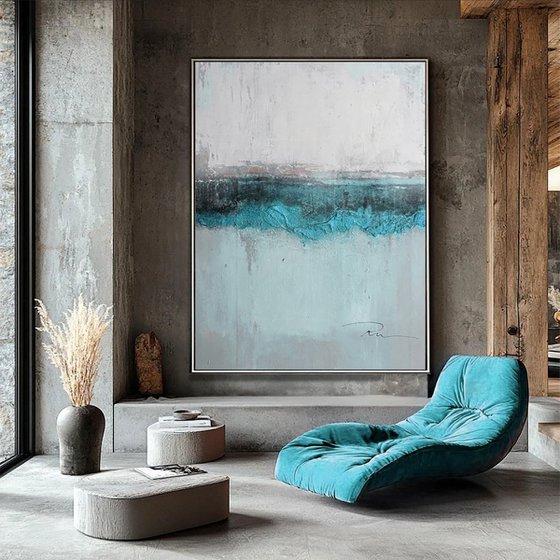 Turquoise Abstract Texture