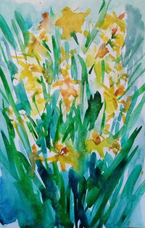 Daffodils new 2022 by Oxana Raduga