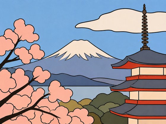 Spring at Mount Fuji #03