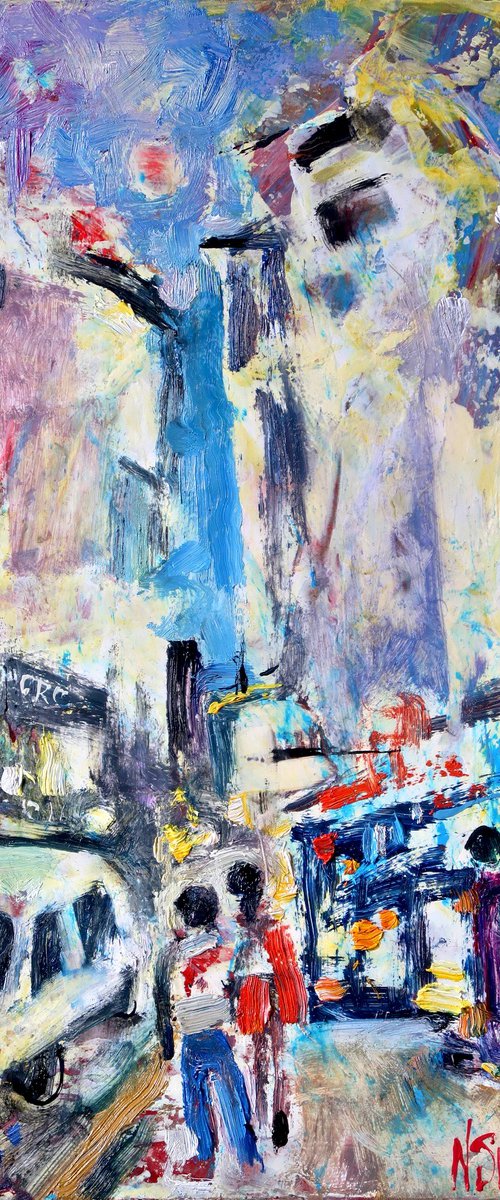 Evening Cannes by Nikifor Swiristuhin