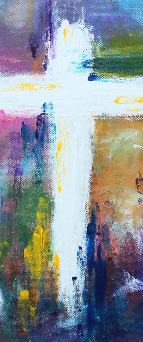Cross - Painting #6 by Kume Bryant