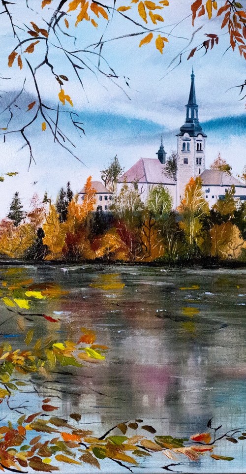 Slovenia Bled lake by Tetiana Tiplova