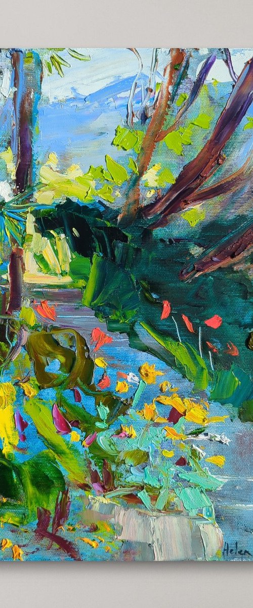 Steps to the garden by Helen Shukina