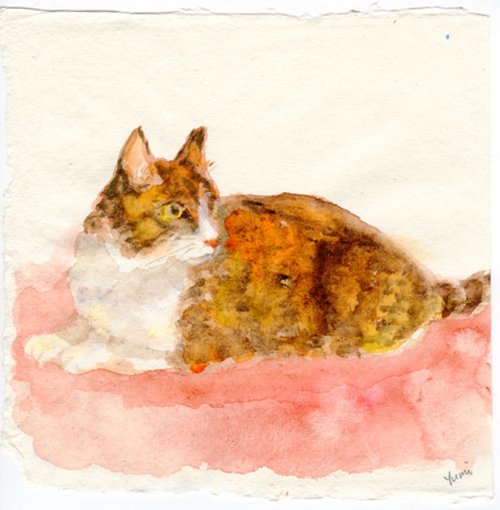 Ginger Cat by Yumi Kudo