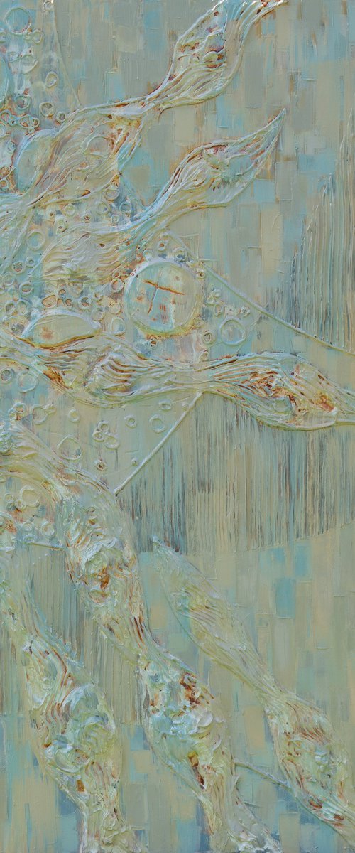 Tranquility Bay, Panel C by Gina Valenti-Lazarchik