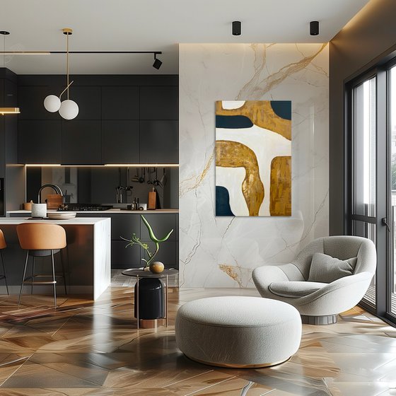 Golden River 60x90x2 cm