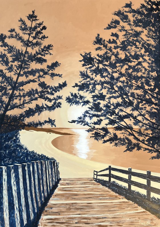 One morning on Kermyl Beach