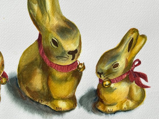 Lindt Easter Bunnies - Mom and kids 2