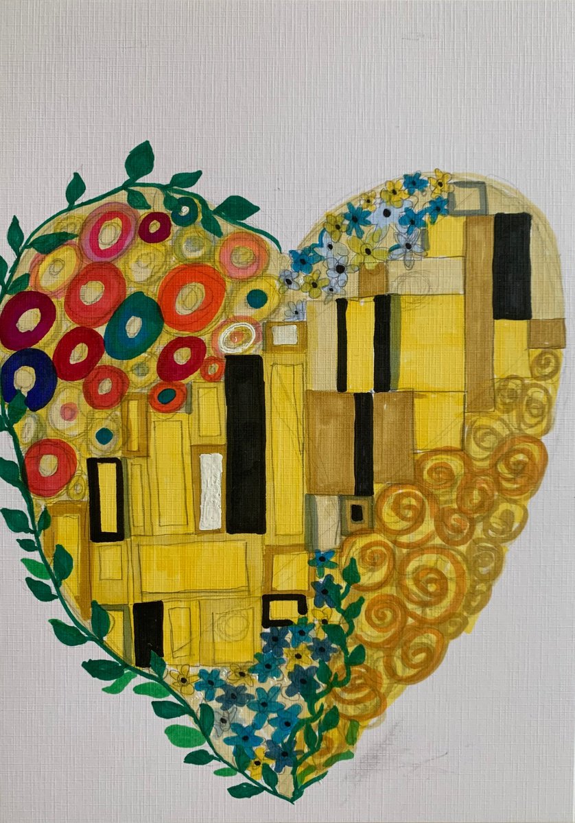 Klimt Heart by Olga Pascari