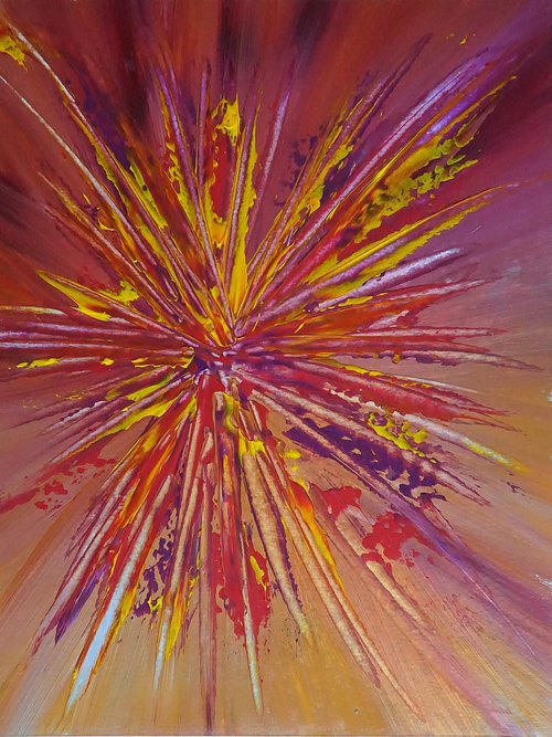Flowerbed Fireworks 09 by Richard Vloemans