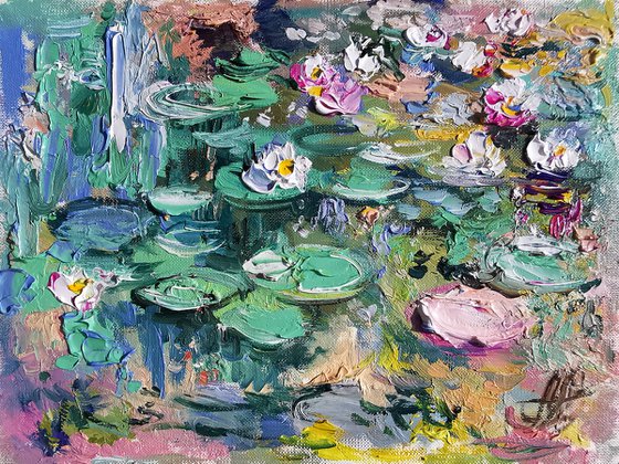 Inspired by Monet, Water Lily Pond