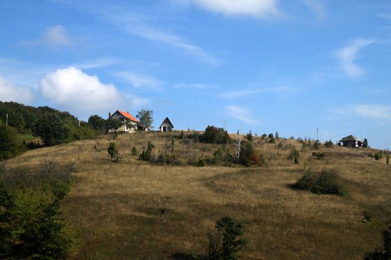 Houses in the mountains