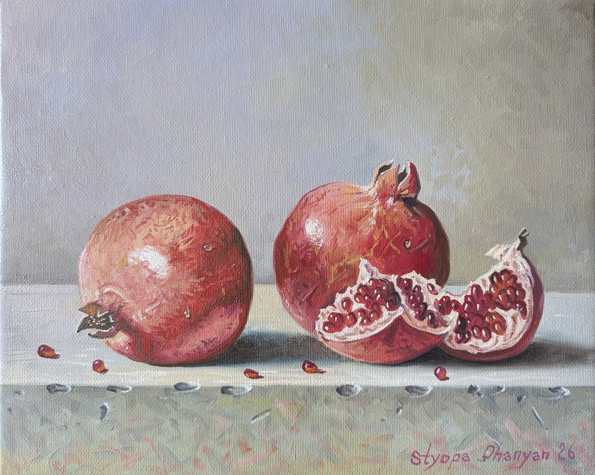 Photorealistic Oil Painting , Autumn Gems By Stepan Ohanyan, 12 X 9, Artwork For Sale On Artfinder