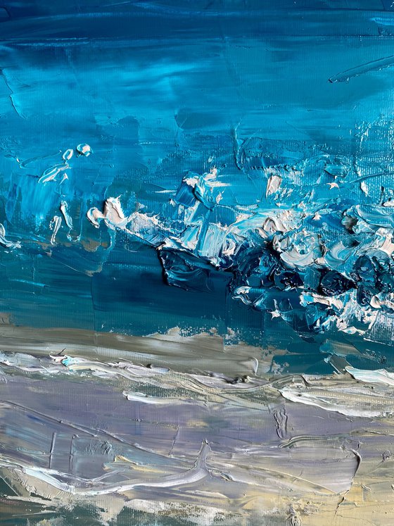 Abstract Turquoise Ocean