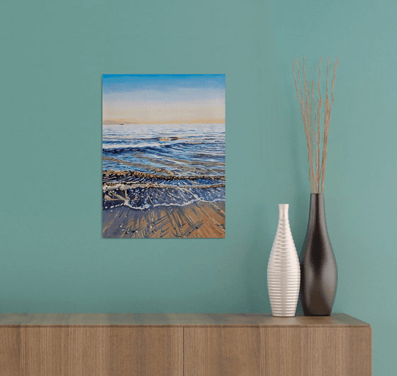 Das Meer im Abendlicht