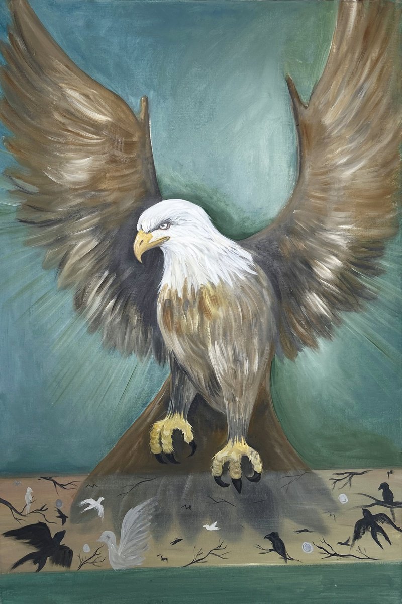King Of The Sky By Angel Hakobyan, 24 X 35, Artwork For Sale On Artfinder
