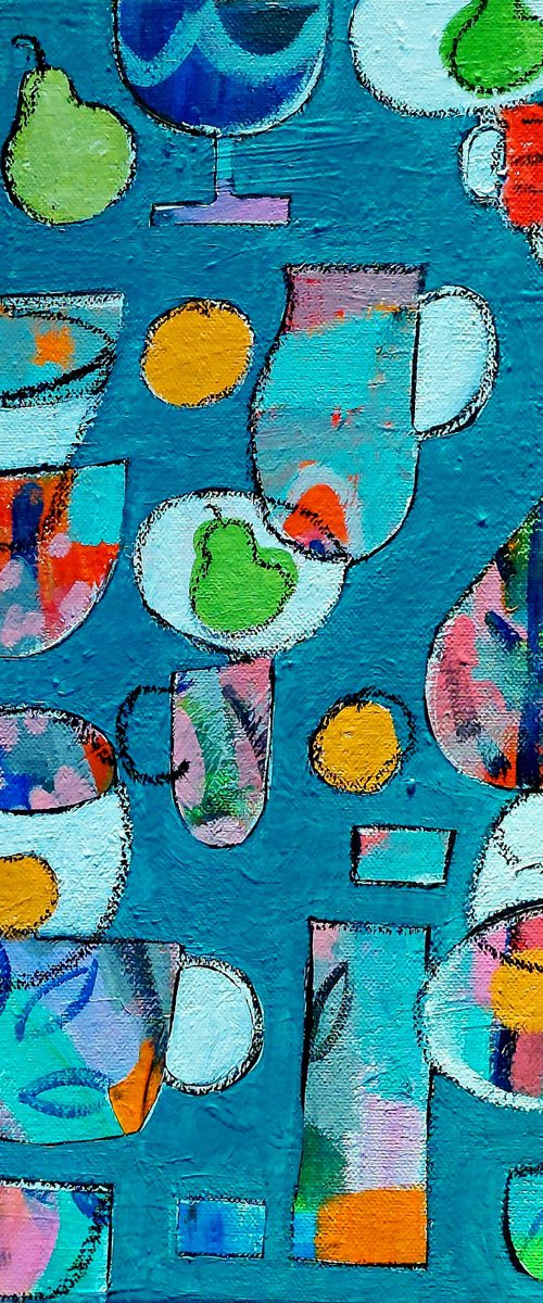 A Blue Still Life IV by Jan Rippingham