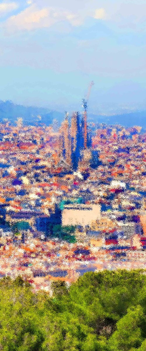 Panorama view of Barcelona by BAST