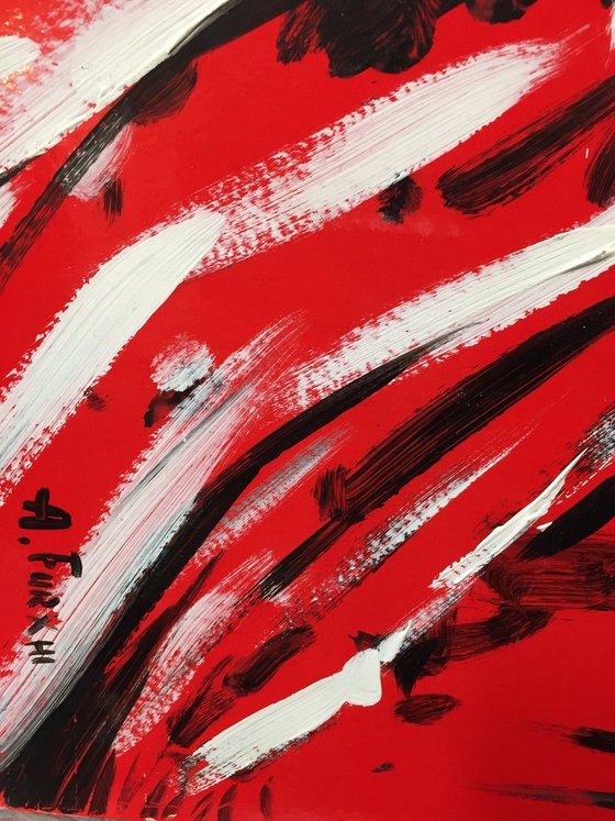 Abstract red