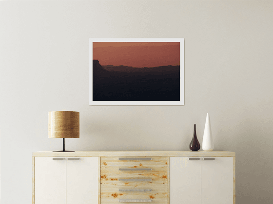 Sunrise over Ramon crater #8 | Limited Edition Fine Art Print 1 of 10 | 75 x 50 cm