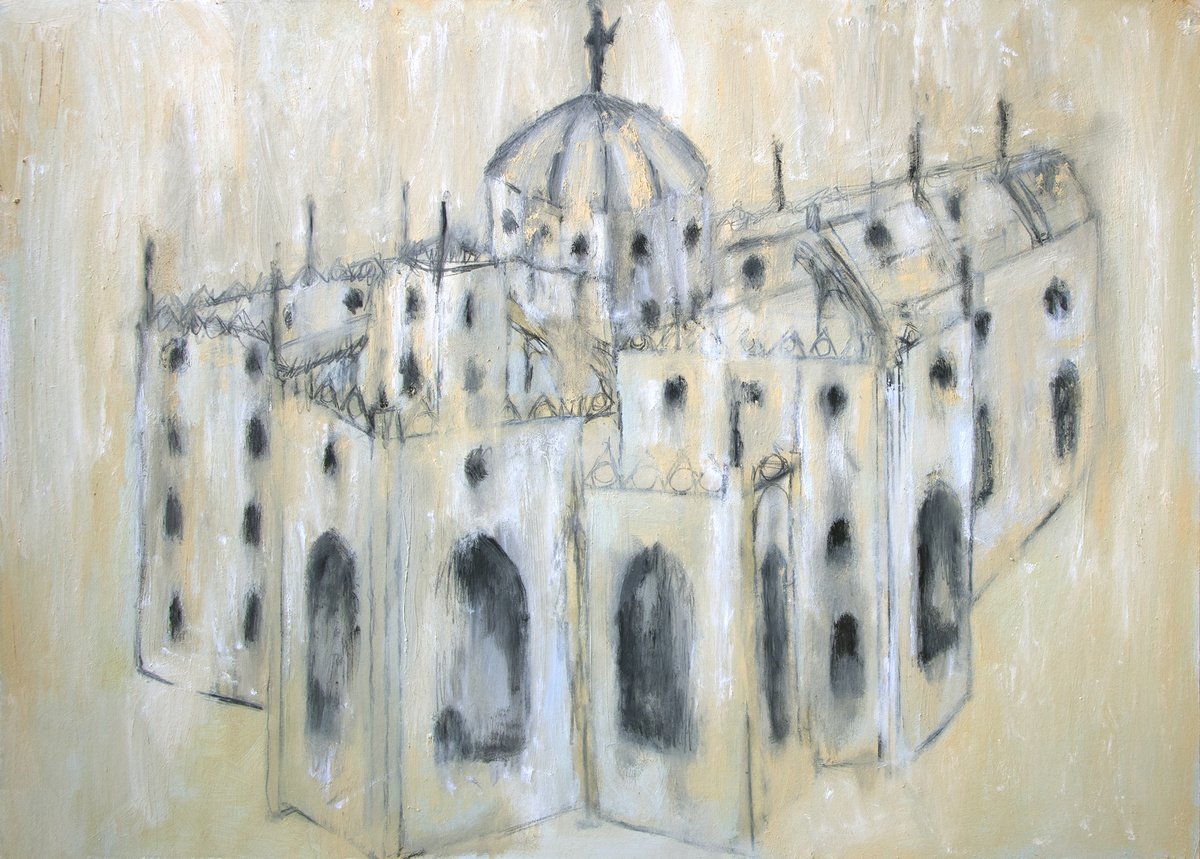 Cathedral in the fog of memory by Paola Consonni