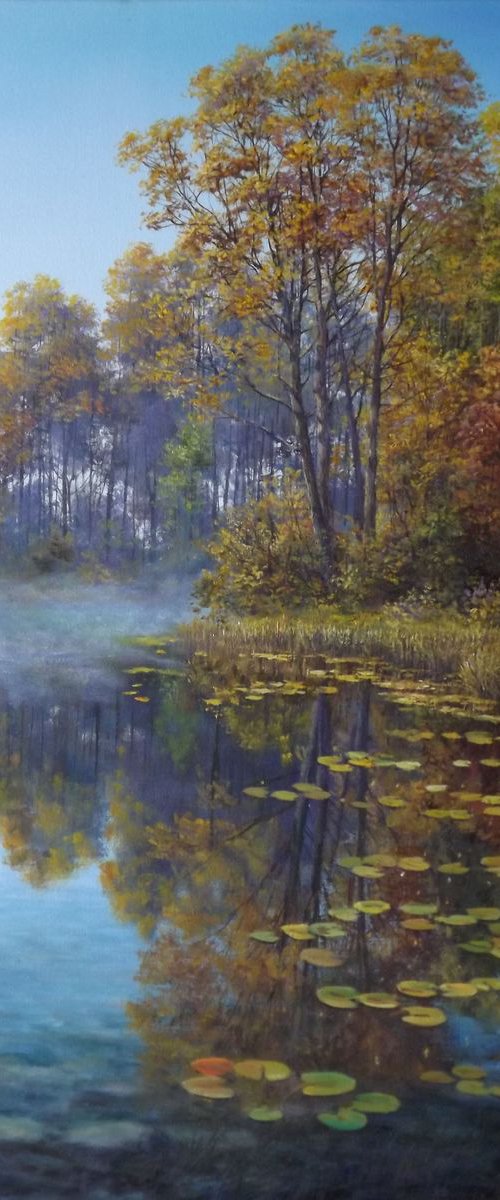 Misty Autumn Morning by Oleg Riabchuk