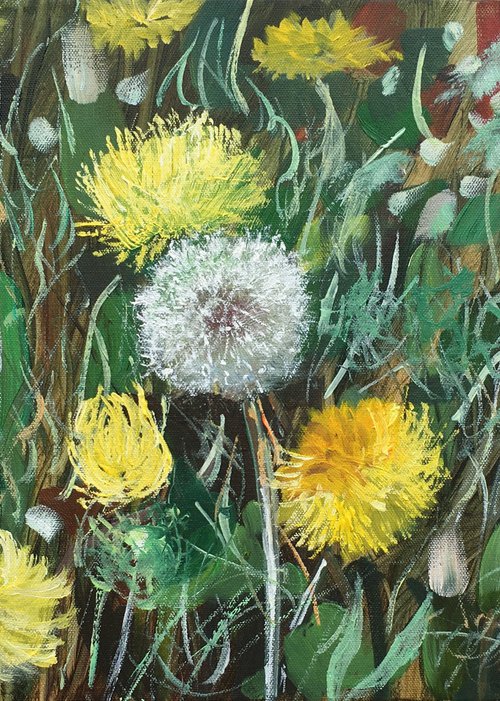 Dandelions 3 by Elena Sokolova