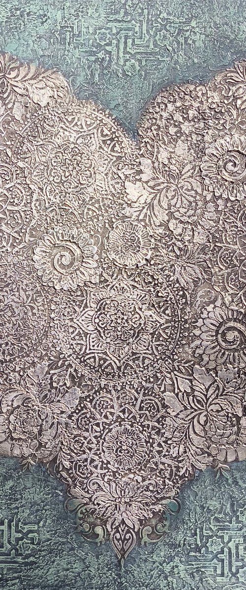 Mandala Heart by Hasmik Mamikonyan