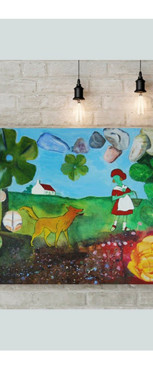 Wolf and the Green Girl by Eleanore Ditchburn